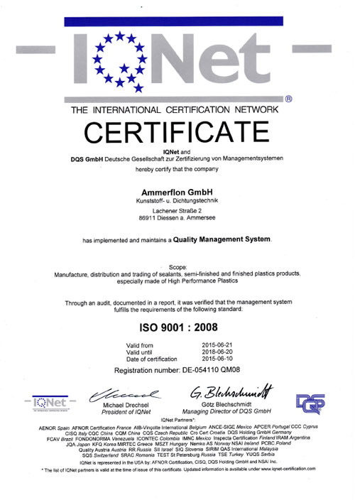 IQNet-Zertifikat